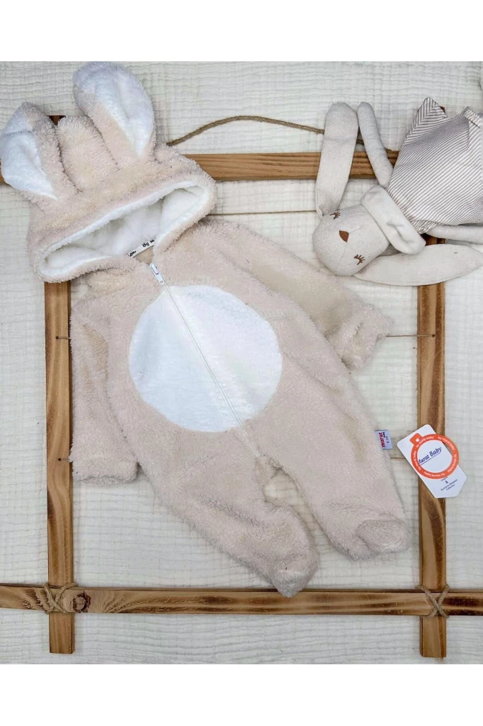 ÖNGÖBEK KULAKLI WELSOFT ÖRME TULUM - KREM