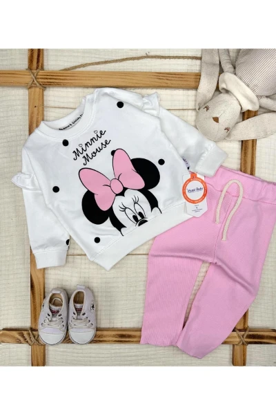 Bebek Kışlık Alt Üst Takım - PEMBE