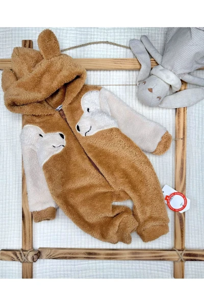 Köpekli Welsoft Peluş Uyku Tulumu - KARAMEL