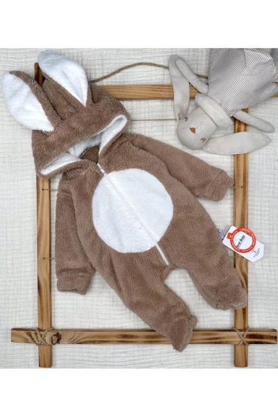 ÖNGÖBEK KULAKLI WELSOFT ÖRME TULUM - KARAMEL