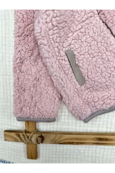Çocuk Peluş Mont - PEMBE